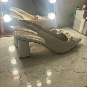 Beige Heels Size 10